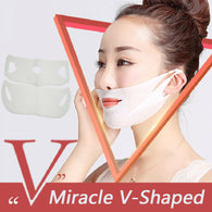 1pcs 4D Double V Face Shape Tension Firming Mask Paper Slimming Eliminate Edema Lifting Firming Thin Masseter Face Care Tool
